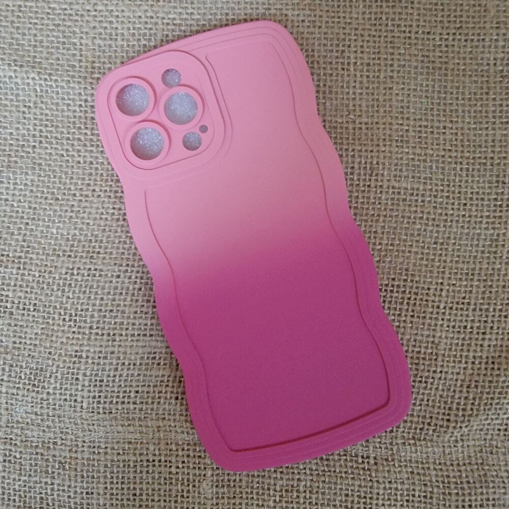ZIYE Hot Pink Gradient Ombre Phone Case iPhone 16 15 14 PLUS 13 Pro Max 6.7